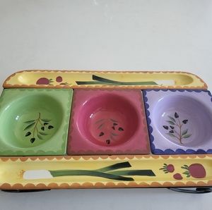 Tapas Debby Segura Designs 2004 signature full set 6 pieces